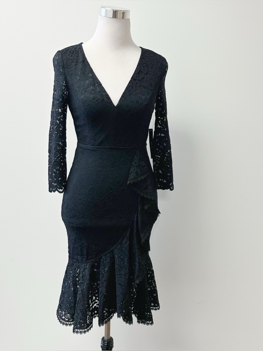 Lulus • Black Lace Dress